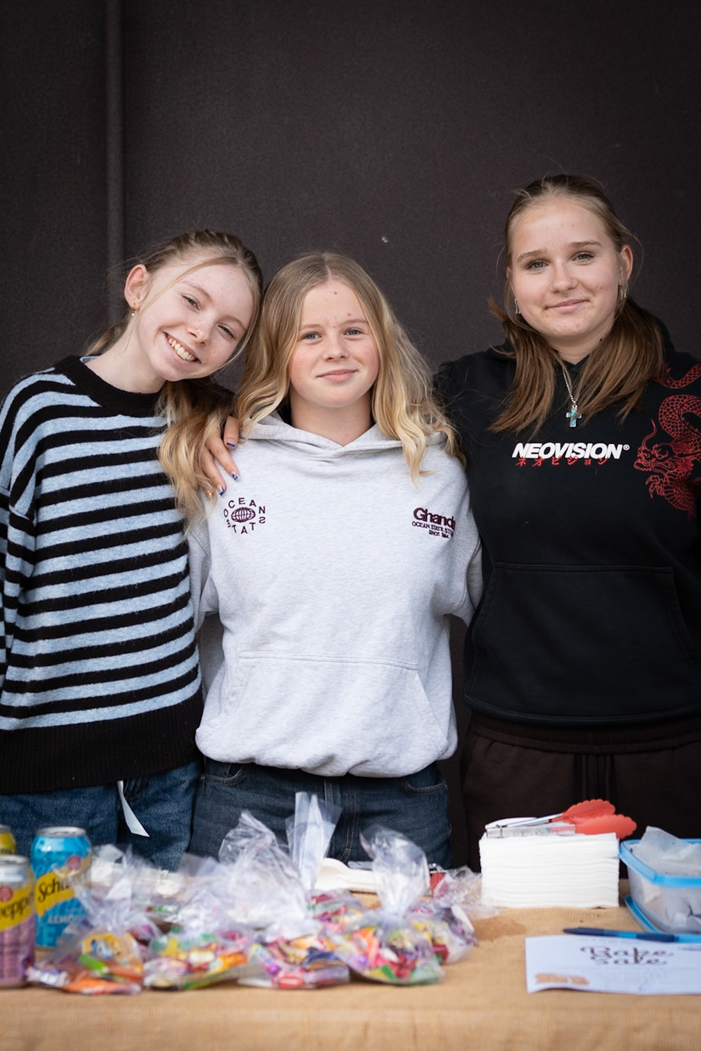 Year 9 students running the Bake a Wish stall for Make-A-Wish Australia