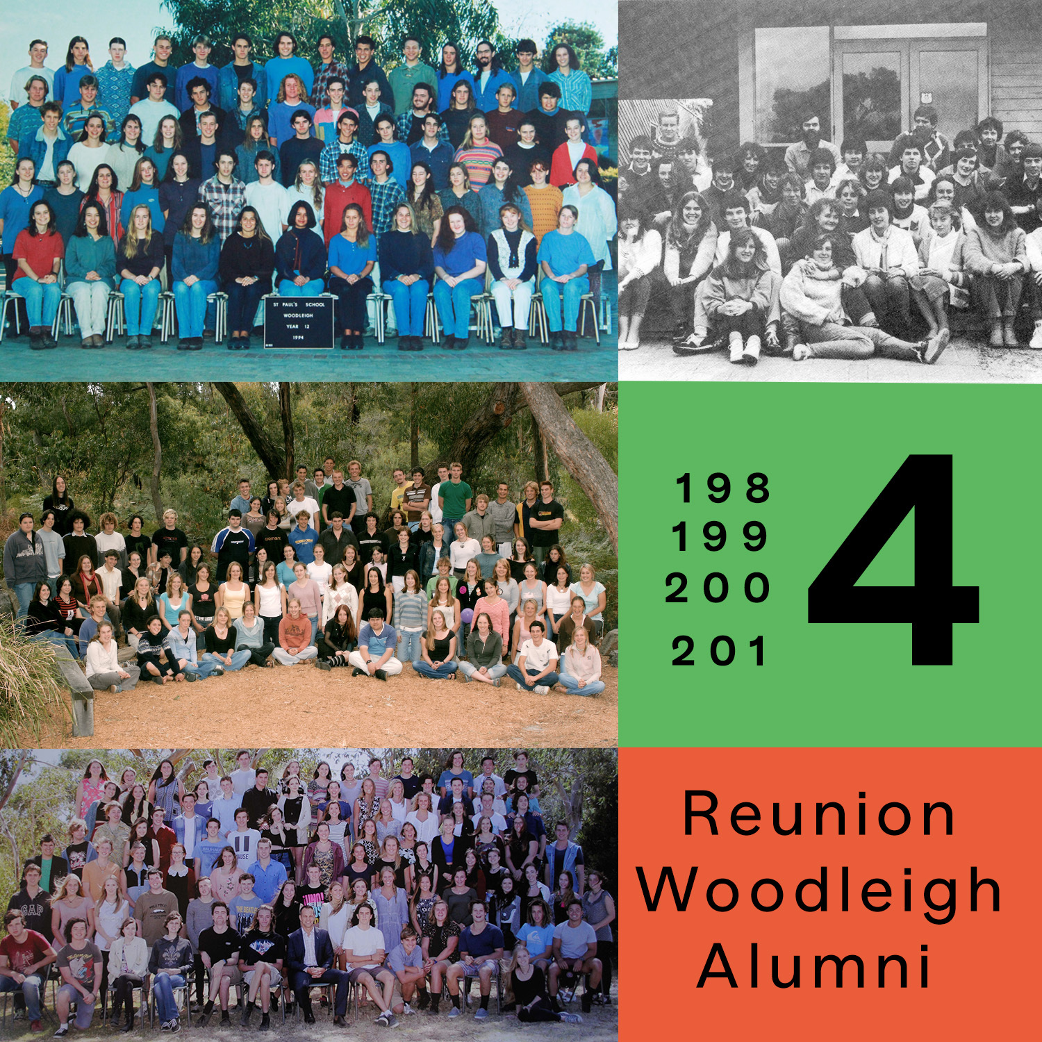 Woodleigh Reunions - Classes of 1984, 1994, 2004 & 2014